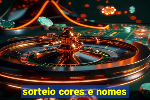 sorteio cores e nomes