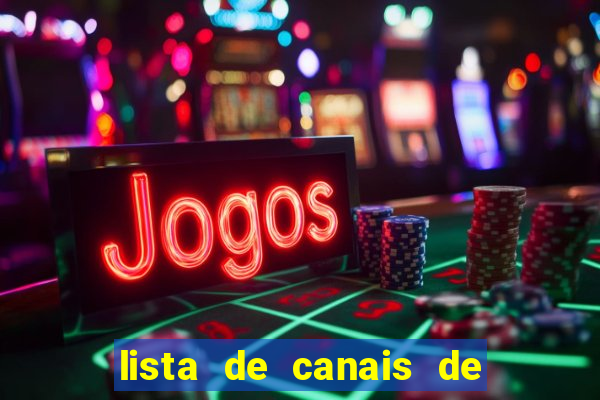 lista de canais de esporte iptv