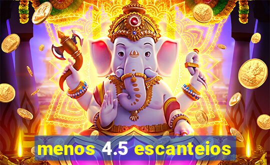 menos 4.5 escanteios