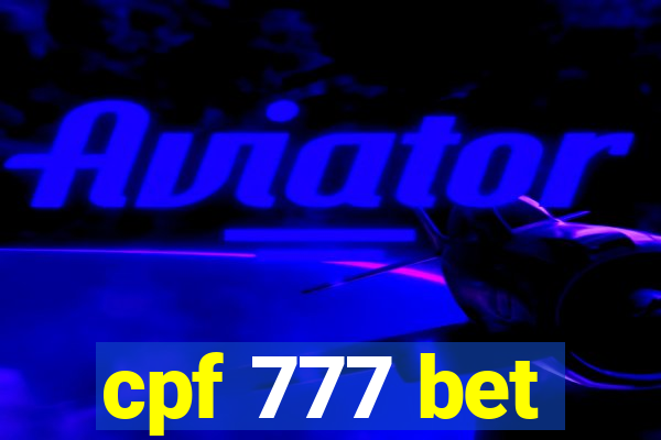 cpf 777 bet