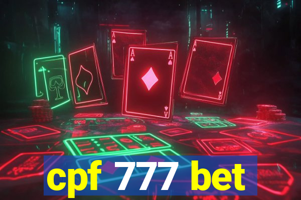 cpf 777 bet