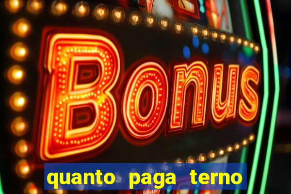 quanto paga terno da loteria federal