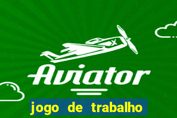 jogo de trabalho no escritório
