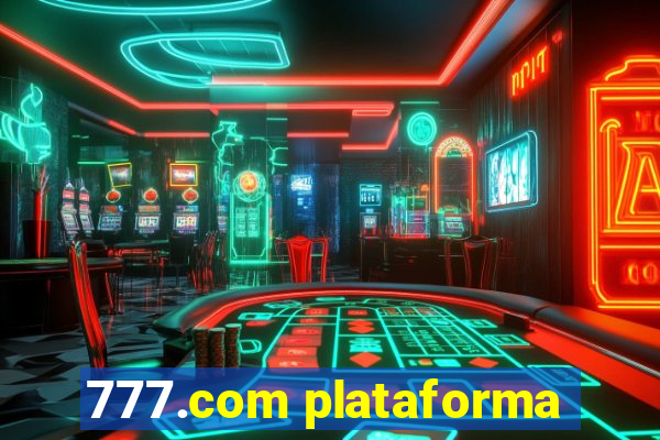 777.com plataforma