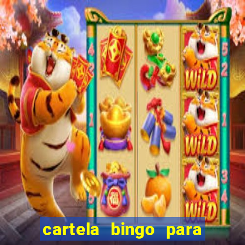 cartela bingo para cha de cozinha imprimir gratis