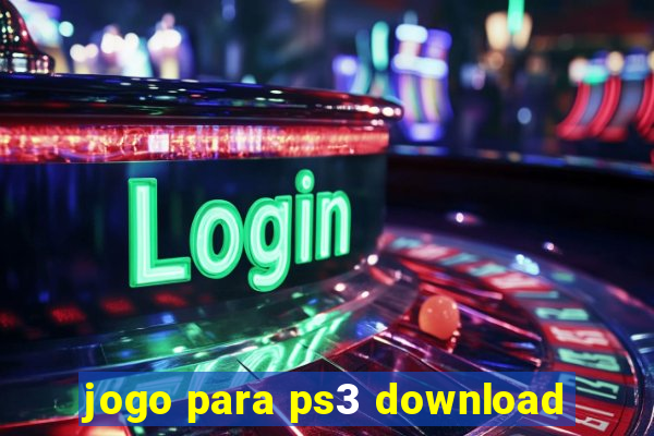 jogo para ps3 download