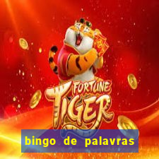 bingo de palavras cha de bebe