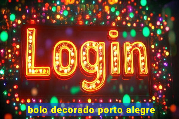 bolo decorado porto alegre