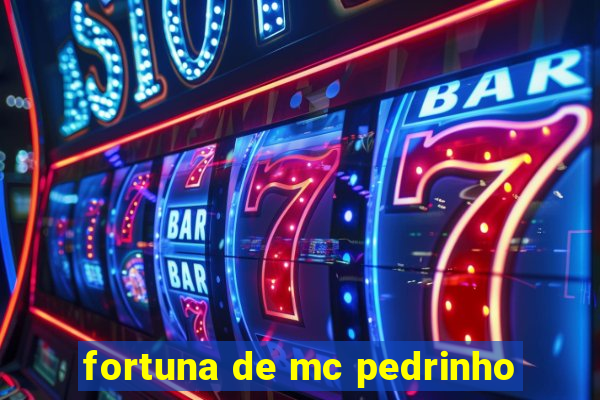 fortuna de mc pedrinho