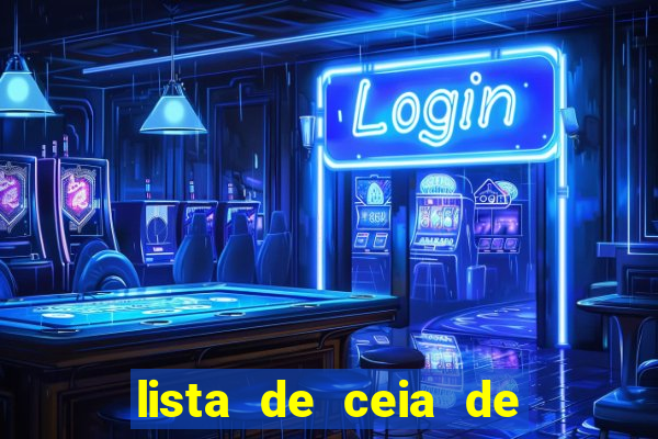 lista de ceia de natal para 20 pessoas