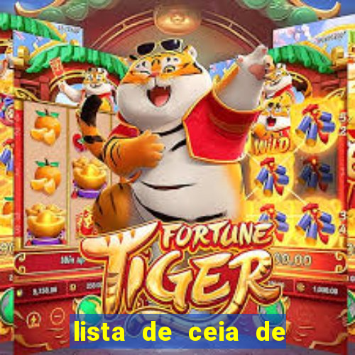 lista de ceia de natal para 20 pessoas