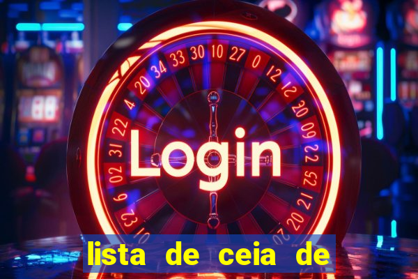 lista de ceia de natal para 20 pessoas