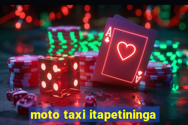 moto taxi itapetininga