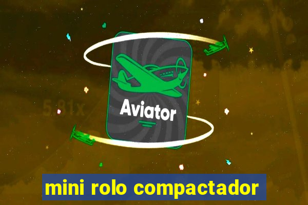 mini rolo compactador
