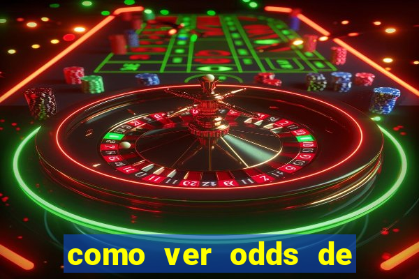 como ver odds de jogos passados