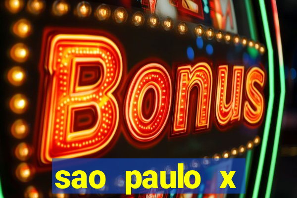 sao paulo x botafogo palpite