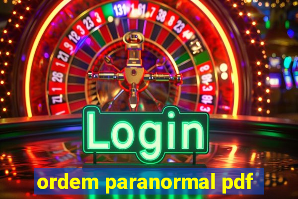 ordem paranormal pdf