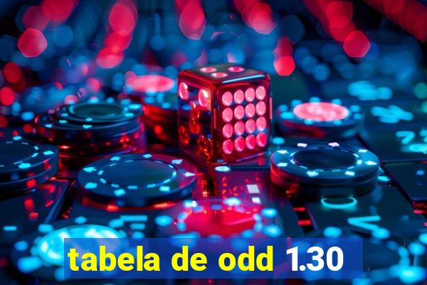 tabela de odd 1.30