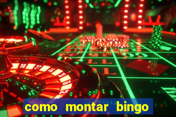 como montar bingo brinquedos toia