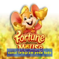 canal telegram pode tudo