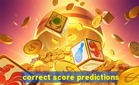 correct score predictions