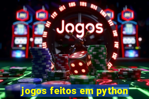 jogos feitos em python