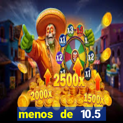 menos de 10.5 escanteios o que significa