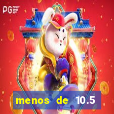 menos de 10.5 escanteios o que significa