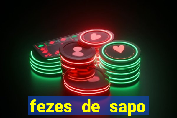 fezes de sapo transmite doença para humanos