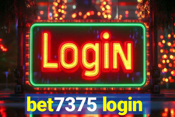 bet7375 login