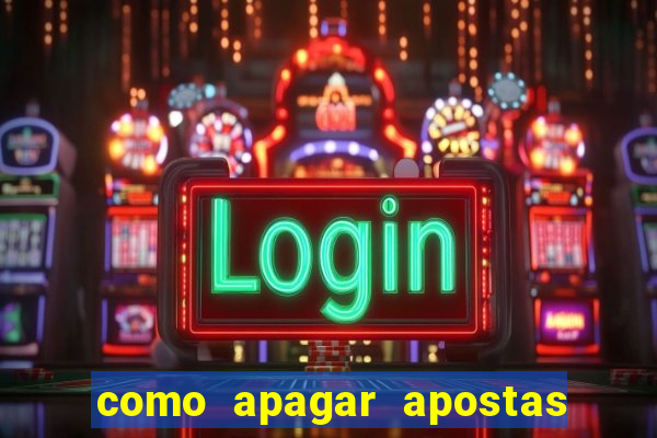como apagar apostas no app da caixa