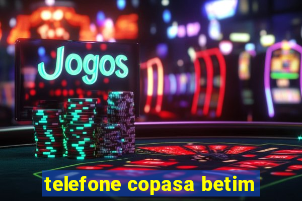 telefone copasa betim