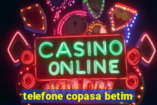 telefone copasa betim