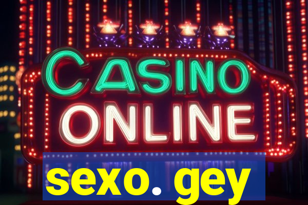 sexo. gey