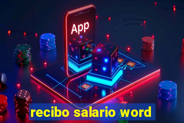 recibo salario word
