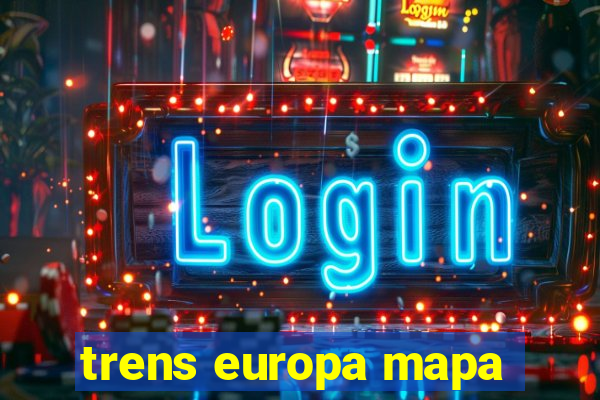trens europa mapa