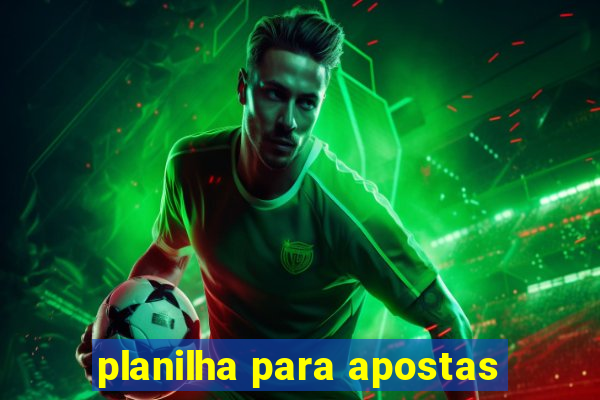 planilha para apostas