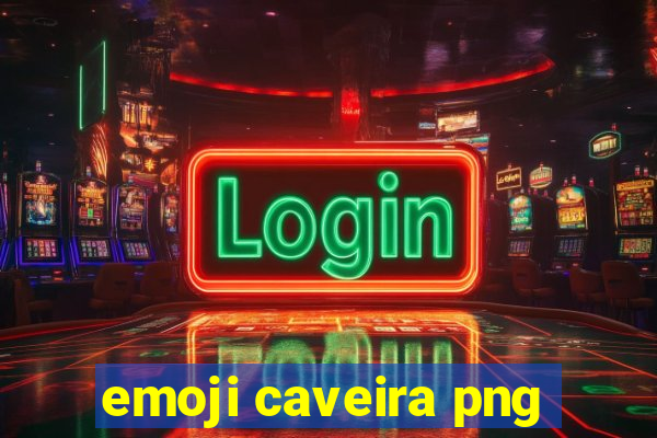emoji caveira png