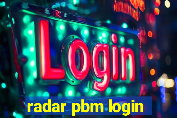 radar pbm login