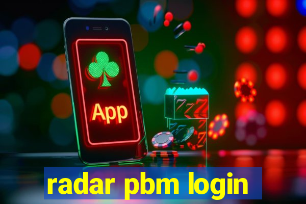 radar pbm login