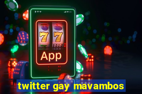 twitter gay mavambos