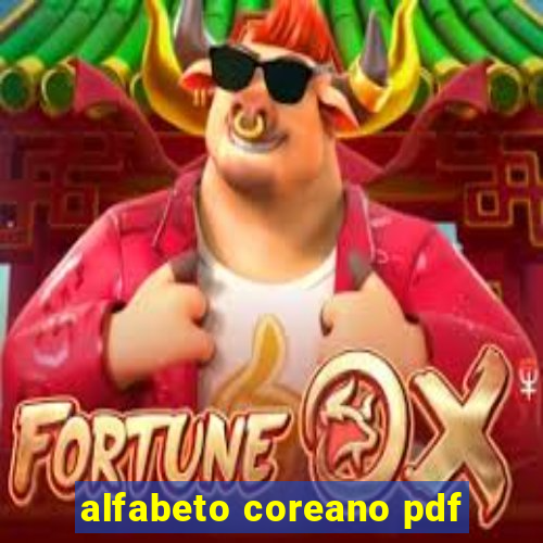 alfabeto coreano pdf