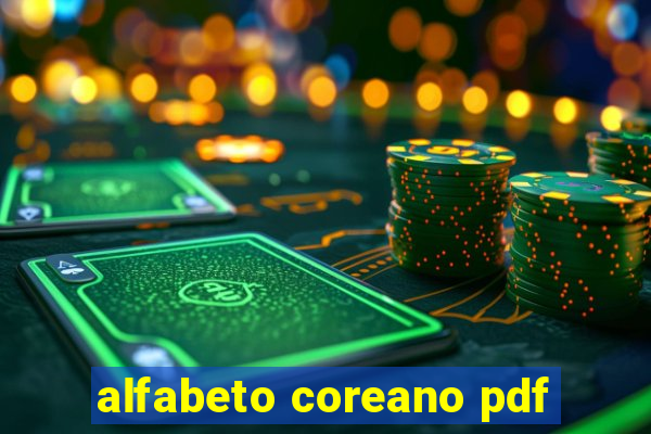 alfabeto coreano pdf