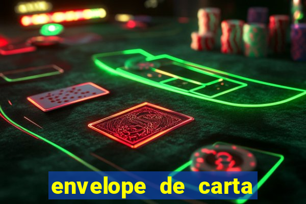 envelope de carta para imprimir
