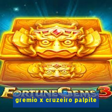 gremio x cruzeiro palpite
