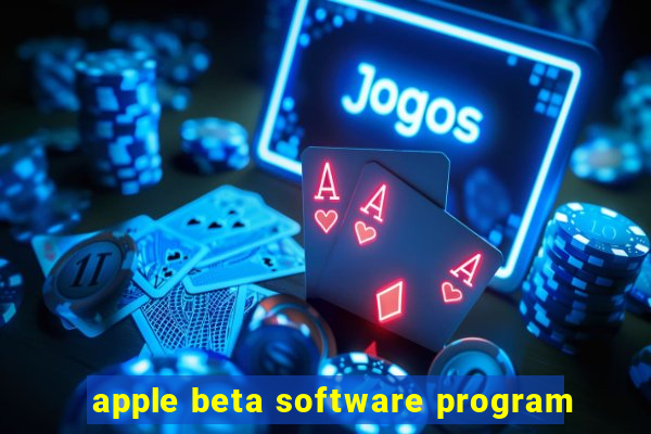 apple beta software program