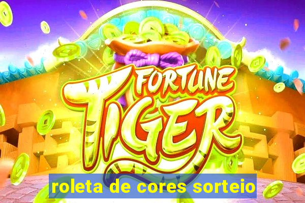 roleta de cores sorteio