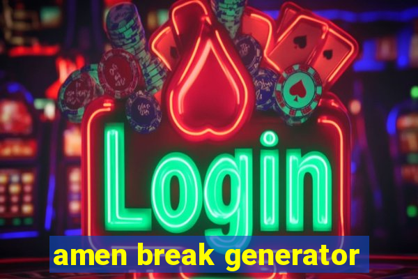 amen break generator