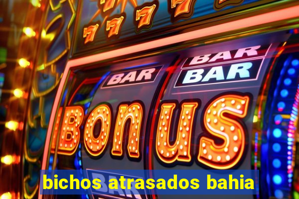 bichos atrasados bahia