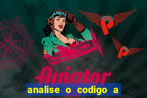 analise o codigo a seguir 1 import javax.swing.joptionpane